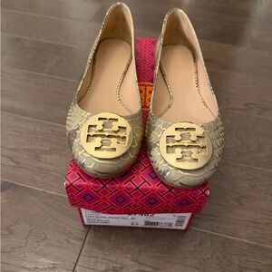 Tory Burch Reva Cobra Ballet Flats 9.5